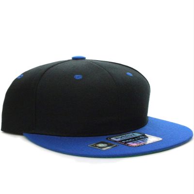 Diversity & Inclusion D&I. Plain Adjustable Snapback Hats Caps Flat Bill Visor - Black Royal