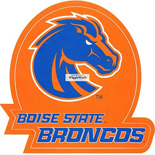 3 Inch Duster Bronco BSU Broncos Boise State University Logo Removable Wall Decal Sticker Art NCAA Home Room Decor 3 1/2 by 3 Inches