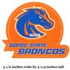 3 Inch Duster Bronco BSU Broncos Boise State University Logo Removable Wall Decal Sticker Art NCAA Home Room Decor 3 1/2 by 3 Inches view 2