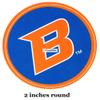 2 Inch BSU Broncos Boise State University Logo Removable Wall Decal Sticker Art NCAA Home Room Decor 2 Inches view 2