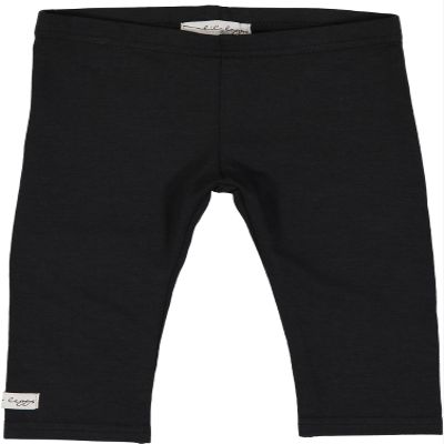 Lil Legs Unisex Boys Girls Toddler Kids Comfy Cotton Leggings - Black, 2T