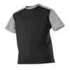Alleson Athletic Men's Mock mesh Baseball Jersey, 3X-Large, Black/Silver view 1