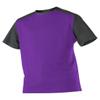 Alleson Athletic Men's Mock mesh Baseball Jersey, Purple/Black, Medium view 1