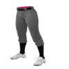 Alleson Athletic Girl's Fastpitch/Softball Speed Premium Pant, Charcoal Solid, S view 2