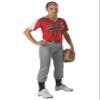Alleson Athletic Women's Fastpitch/Softball Belted Speed Pant  Moisture-Wicking, Durable Fabric, and Pro-Style Fit, White, Large view 2
