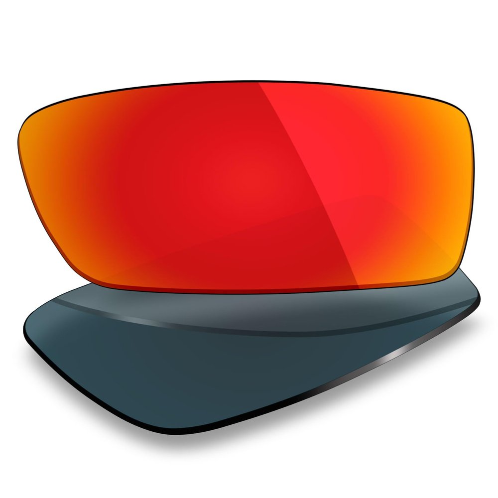 Mryok Polarized Replacement Lenses Compatible with Oakley Twitch Sunglasses, HD Polarized, UV Protection, Impact Resistant & Perfectly Fit - Fire Red