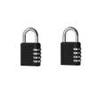 Preamer 2 pcs 4 Dial Digit Combination Code Padlock Travel Suitcase Luggage Security Password Lock view 1