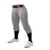 Alleson Athletic Girl's Fastpitch/Softball Speed Premium Pant, Grey, XL view 2