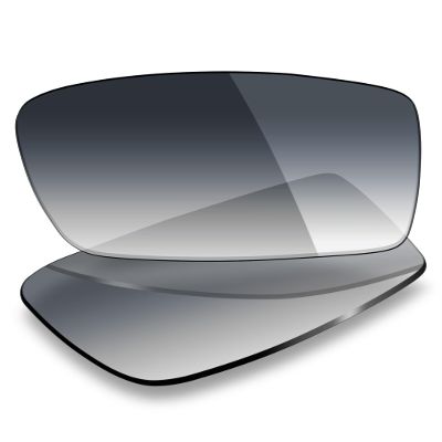 Mryok UV400 Replacement Lenses Compatible with Oakley Twitch Sunglasses, HD Polarized, UV Protection, Impact Resistant & Perfectly Fit - Grey Gradient Tint