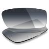 Mryok UV400 Replacement Lenses Compatible with Oakley Twitch Sunglasses, HD Polarized, UV Protection, Impact Resistant & Perfectly Fit - Grey Gradient Tint view 1