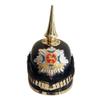 SHREYAS Prussian Pickelhaube Leather & Brass Military Spike Helmet German Leather Helmet view 1
