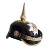 SHREYAS Prussian Pickelhaube Leather & Brass Military Spike Helmet German Leather Helmet view 2