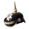 SHREYAS Prussian Pickelhaube Leather & Brass Military Spike Helmet German Leather Helmet view 3