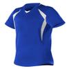 Alleson Athletic Women's Plaited Knit Fast Pitch Softball Jersey, Royal/White, Small