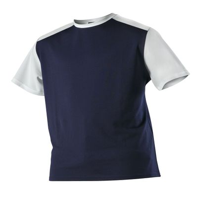 Alleson Athletic Men's Mock mesh Baseball Jersey, XX-Large, Navy/White