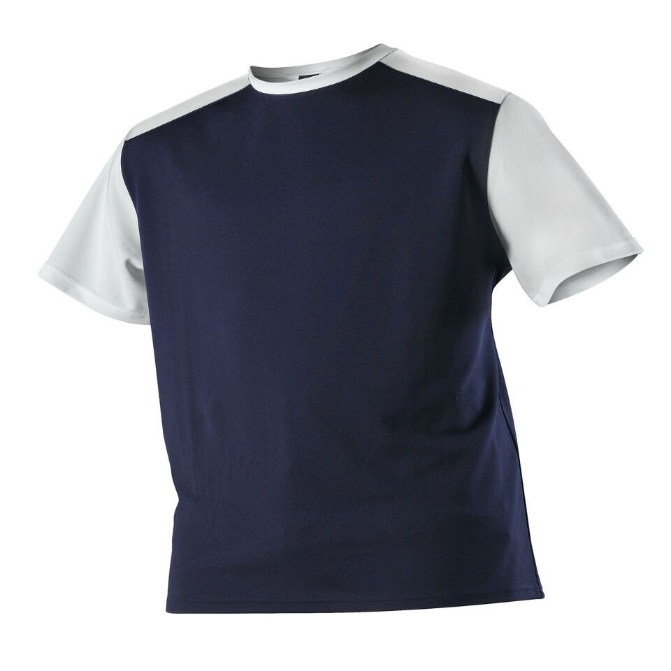 Alleson Athletic Men's Mock mesh Baseball Jersey, XX-Large, Navy/White