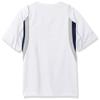 Alleson Athletic Boys Youth Baseball Jersey, White/Navy/Grey, Large view 2