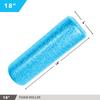Day 1 Fitness High Density Muscle Foam Rollers - Sports Massage Rollers for Stretching, Physical Therapy, Deep Tissue, Myofascial Release - Ideal for Exercise and Pain Relief  Solid Blue, 18 view 3