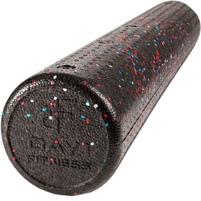 Day 1 Fitness High Density Muscle Foam Rollers - Sports Massage Rollers for Stretching, Physical Therapy, Deep Tissue, Myofascial Release - Ideal for Exercise and Pain Relief USA Speckled, 36