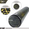 Day 1 Fitness High Density Muscle Foam Rollers - Sports Massage Rollers for Stretching, Physical Therapy, Deep Tissue, Myofascial Release - Ideal for Exercise and Pain Relief - Speckled Yellow, 36 view 4