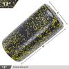 Day 1 Fitness High Density Muscle Foam Rollers - Sports Massage Rollers for Stretching, Physical Therapy, Deep Tissue, Myofascial Release - Ideal for Exercise and Pain Relief - Speckled Yellow, 12 view 3