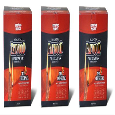 Better Wood Products Fatwood Firestarter Box, 5-Pounds (3 PACK)