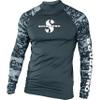 SCUBAPRO UPF 50 Rash Guard Long-Sleeve Mens Diving Shirt, for Scuba Diving and Water Sports, Pull-On Polyester Exposure Protection Layer, Medium, Graphite view 1