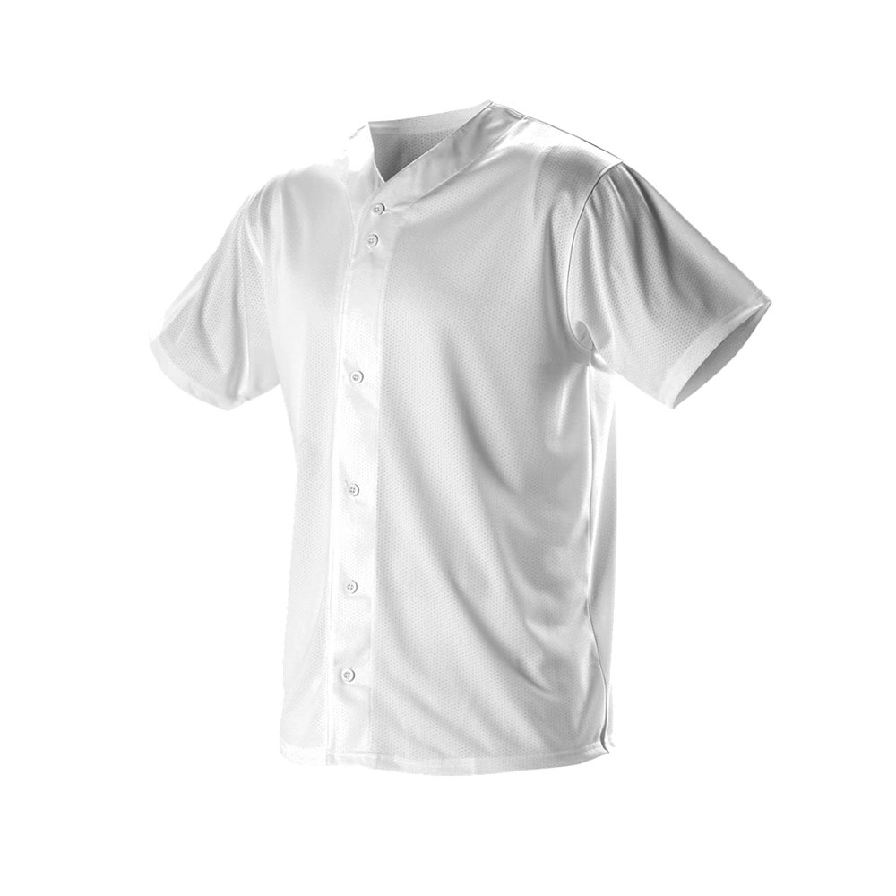 Alleson Athletic Men's Baseball Jersey, White, Large