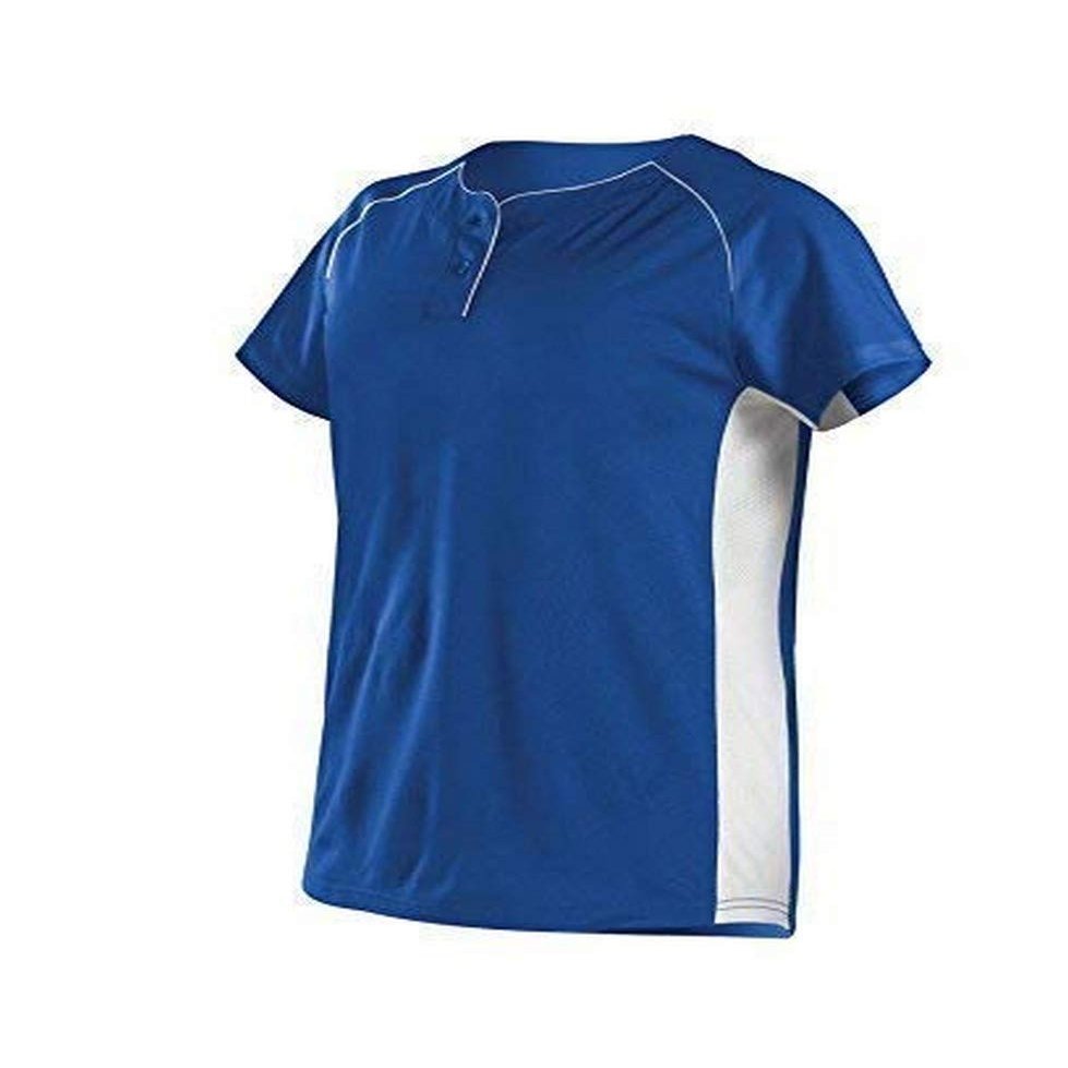 Alleson Athletic Women's Power Flex Fast Pitch Softball Jersey, Royal/White, X-Large