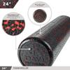 Day 1 Fitness High Density Muscle Foam Rollers - Sports Massage Rollers for Stretching, Physical Therapy, Deep Tissue, Myofascial Release - Ideal for Exercise and Pain Relief - Speckled Red, 24 view 4