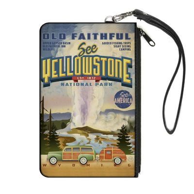 Buckle-Down womens Buckle-down Canvas Yellowstone Coin Purse, Multicolor, 4.25 x 3.25 US