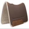 Weaver Leather Canvas Top, Contoured Saddle Pad - Wool Felt Liner, Chocolate, 32" x 32", 35-9355-CL view 1