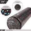 Day 1 Fitness High Density Muscle Foam Rollers - Sports Massage Rollers for Stretching, Physical Therapy, Deep Tissue, Myofascial Release - Ideal for Exercise and Pain Relief  USA Speckled, 24 view 4