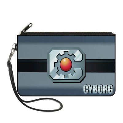 Buckle-Down Junior's Zip Wallet Cyborg Large, Multicolor, 8" x 5"