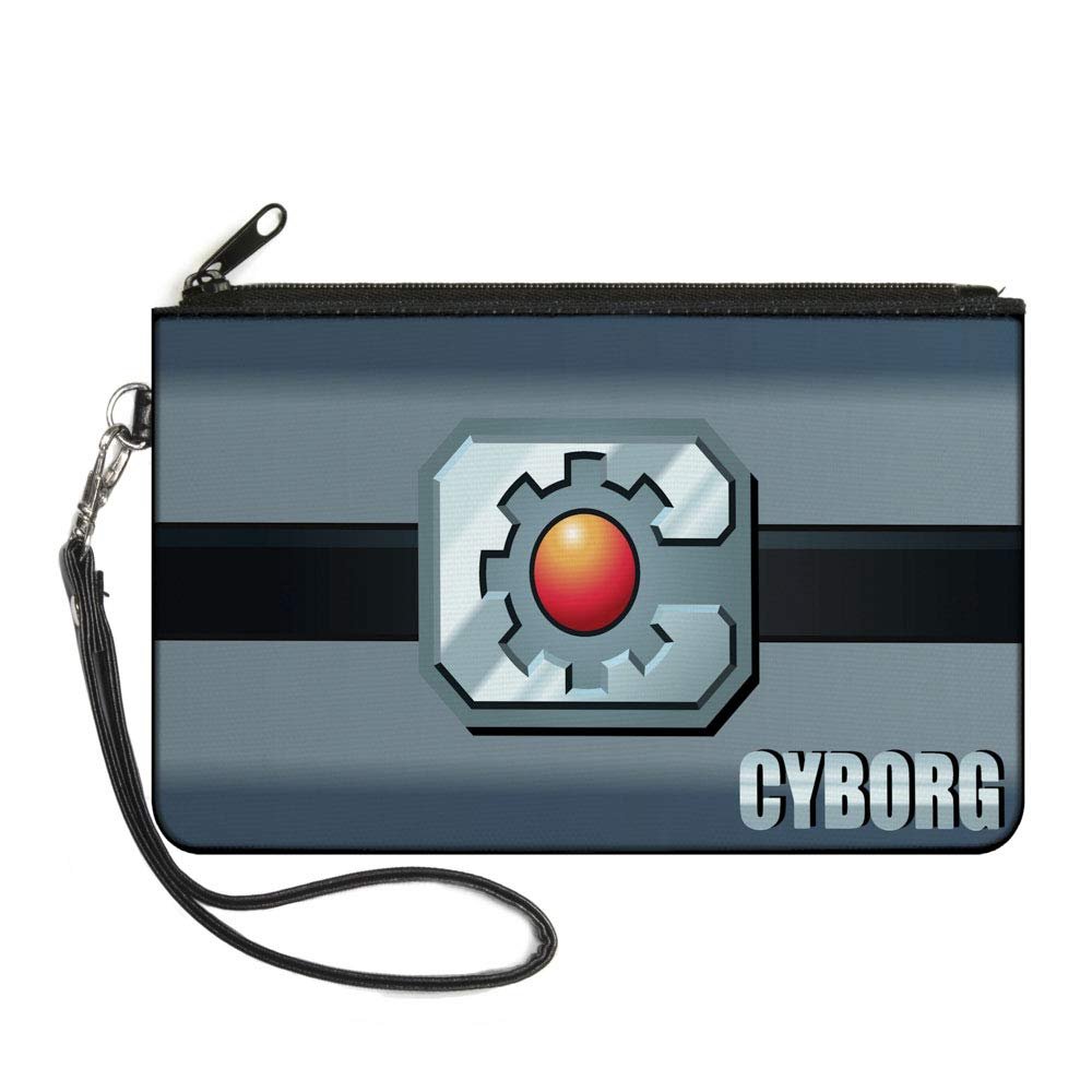Buckle-Down Junior's Zip Wallet Cyborg Large, Multicolor, 8" x 5"