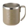 Captain Stag UE-3431 Mug, Cup, Double Stainless Steel, Vacuum Insulated, Hot or Cold Insulated, 11.8 fl oz (350 ml), Khaki Monte view 1