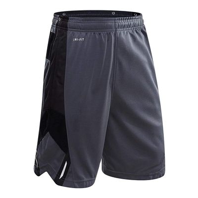 1Bests Mens Athletic Running Quick-Drying Breathable Basketball Loose Shorts with Zip Pockets (4XL, 167-Grey)