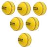 CW Indoor Yellow Cricket Ball, Pack of 12, Stitched, Leather, 7cm, 120g, Adult, Standard, Yellow view 1
