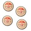 CW Crown White Handstitched Senior Cricket Ball Genuine Leather Pack of 4 Hardball view 1