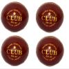 CW Club Red Cricket Ball Youth & Boys Pack of 4 Hand Stitch Leather 2 PCE Ball view 1