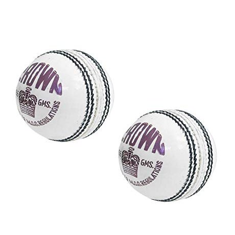 CW Crown White 4 PCBall Handstitched Youth Adult Tournament Match Balls Pack of 2