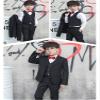 Fankeshi Boy's 4 Button Formal Suit Vest Black 3T view 3