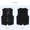 Fankeshi Boy's 4 Button Formal Suit Vest Black 3T view 4