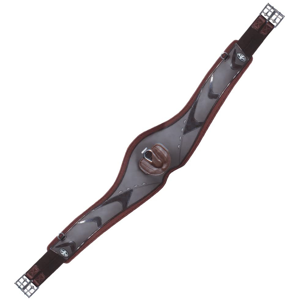 Professional's Choice Contoured VenTECH Jump Girth (54", Chocolate)