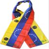 AWS Venezuela 8 Star Country Lightweight Flag Printed Triple Knit Polyester Style Scarf 8"x60" (Imported) view 1