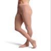 Bloch Dance Women's Contour Soft Footed Tights, Coffee, Petite/Small view 1