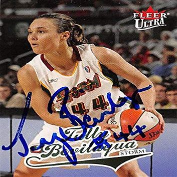 Autograph Warehouse 291670 Tully Bevilaqua Autographed Basketball Card - Seattle Storm44; WNBA 2004 Fleer Ultra No. 42