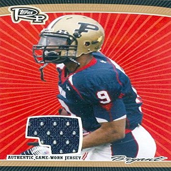 Autograph Warehouse 343221 Dorien Bryant Player Worn Jersey Patch Football Card - Purdue Boilermakers 2008 Topps Rookie Progression No. PSRDB LE 19 & 249