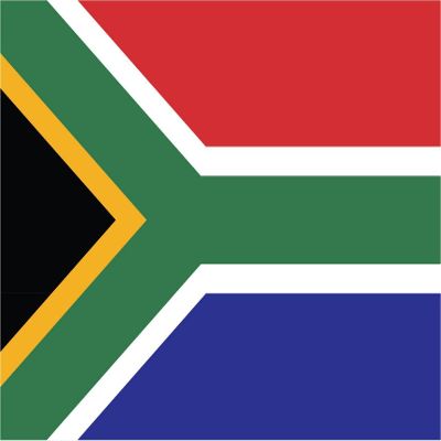 2-Pack South Africa Flag Decal Sticker | 5-Inches By 3-Inches | Premium Quality Vinyl | PD535