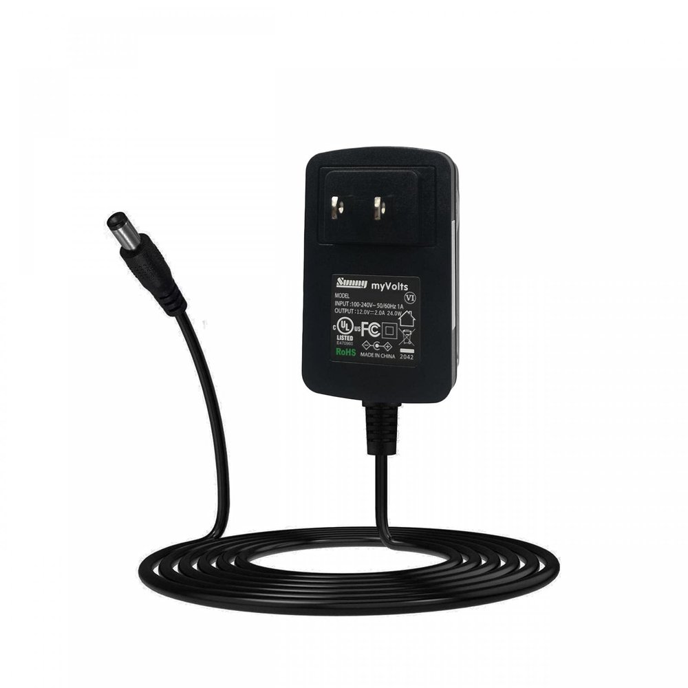 MyVolts 12V Power Supply Adaptor Compatible with Vision Fitness X1500 Elliptical Trainer - US Plug